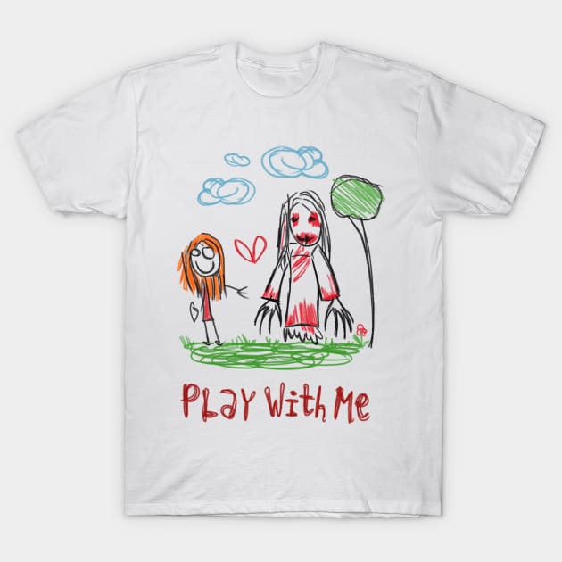 Spooky Kids: Children's Horror Drawing T-Shirt by Holymayo Tee